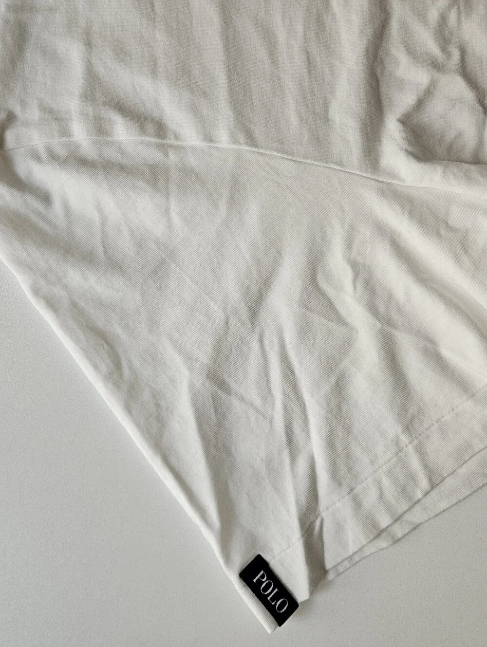 Polo Golf Ralph Lauren Mens L White Short Sleeve Polo Shirt Stretch Lisle Preppy